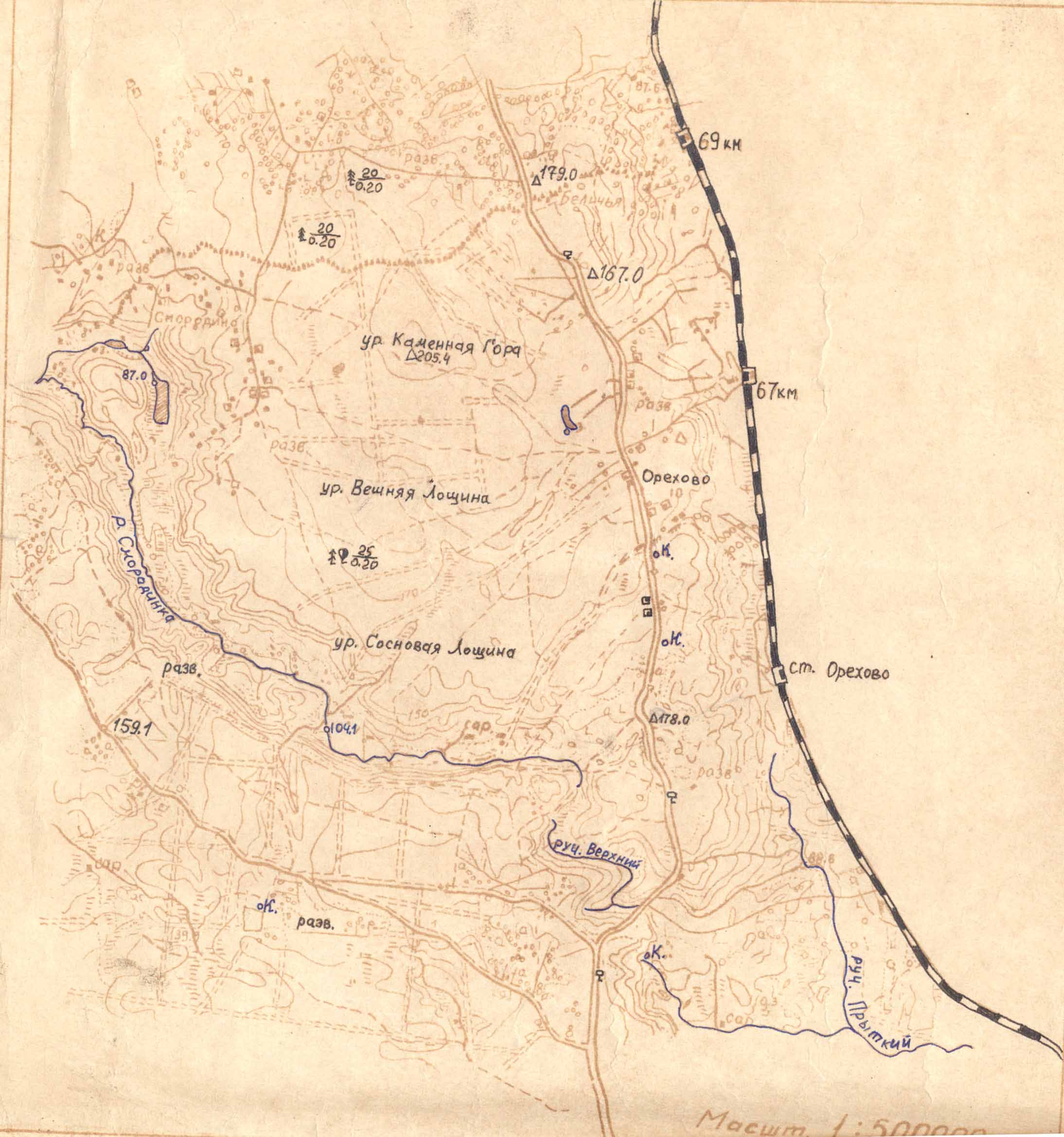 Карта - Орехово